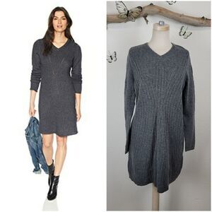 Aventura Karissa graysweater mini dress new